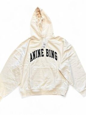 ANINE BING Washed Pink Oversized Miles Sweatshirt